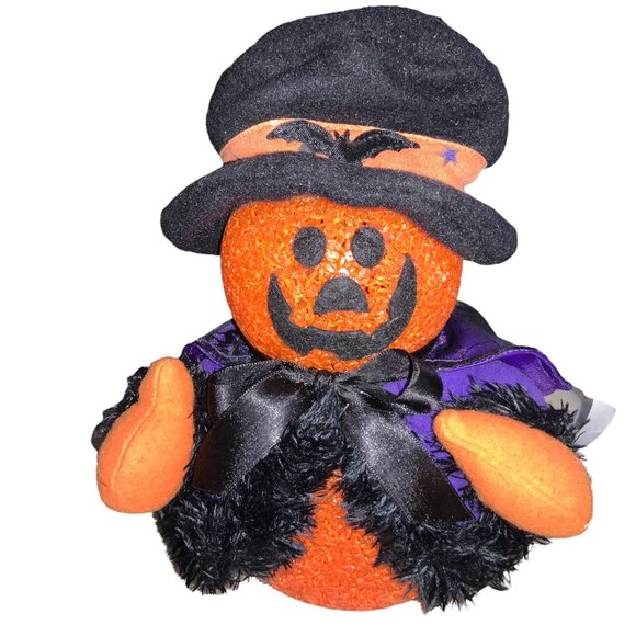 Light-up Halloween  Table top Pumpkin Man - Picture 3 of 10